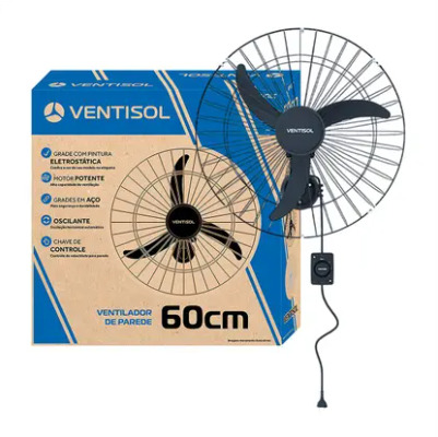  VENTILADOR VENTISOL OSC PAREDE 60CM PR GR PREMIUM